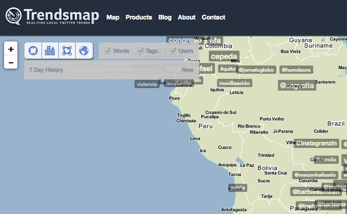 Mapeamento de Trending Topics